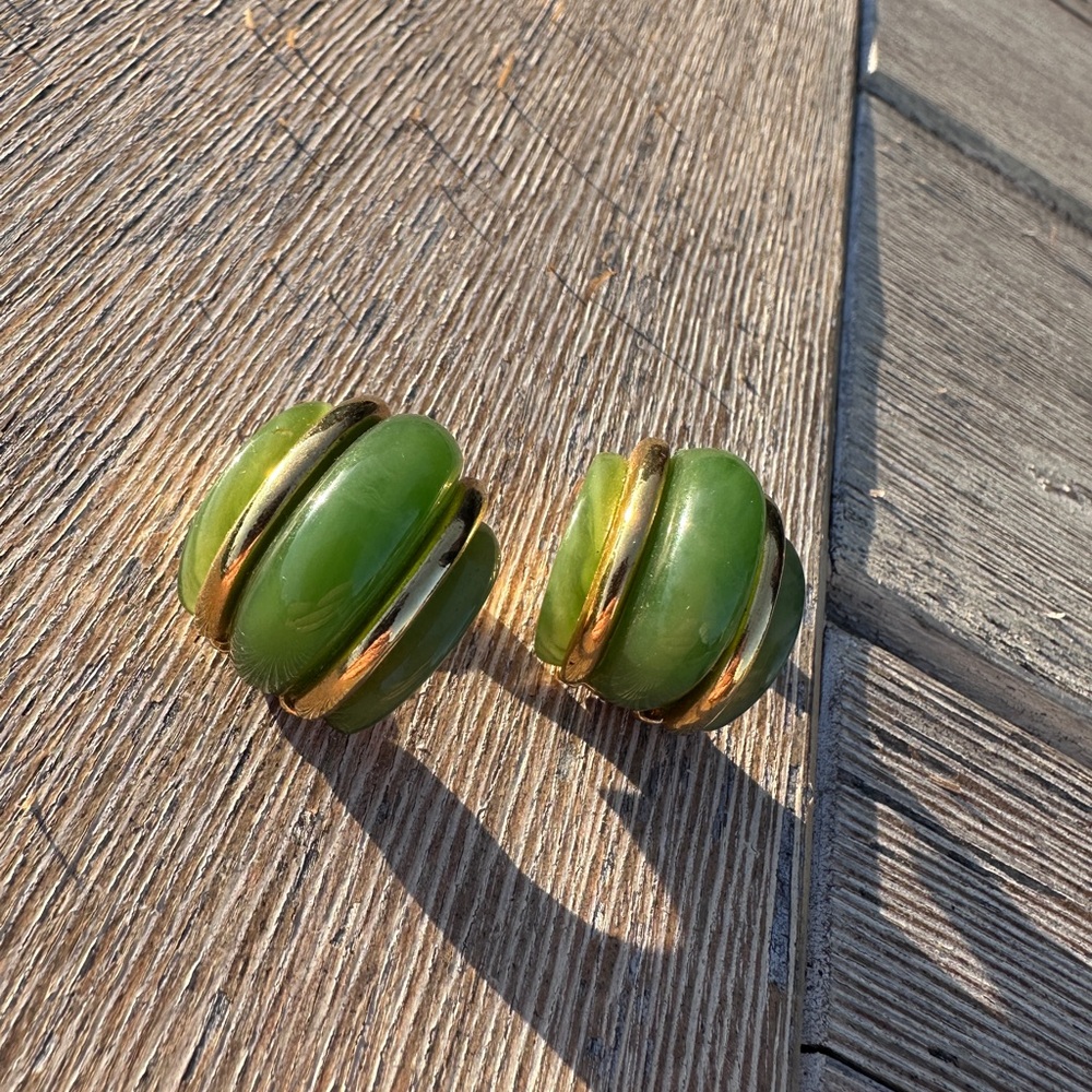 Rare Vintage Kenneth Jay Lane Clip-On Earrings